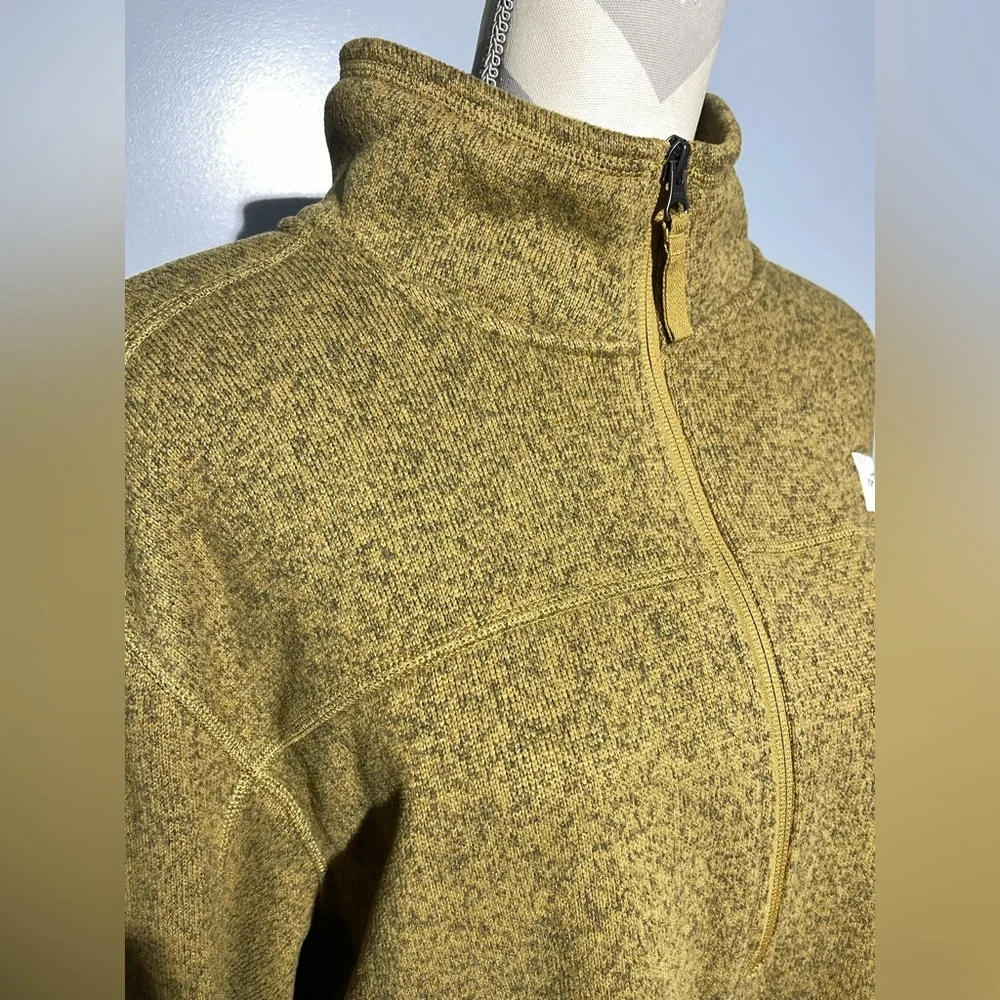 The North‎ Face Mustard Yellow Half-Zip Fleece